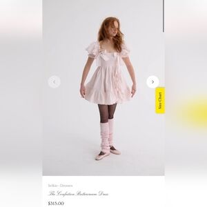 Selkie Confection Buttercream Dress L NWT Pink Mini Dress